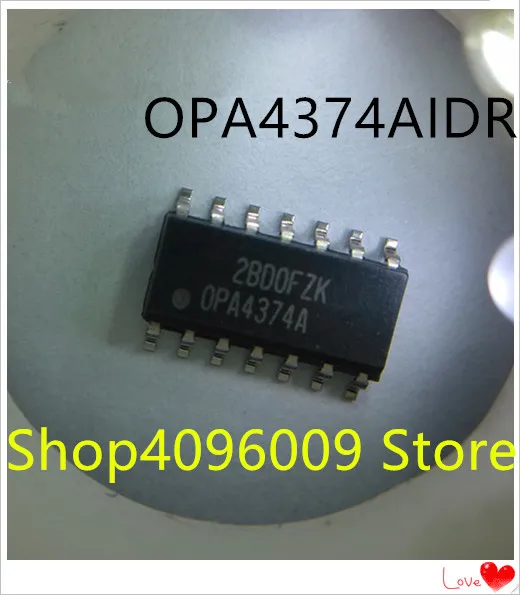 

NEW 10PCS/LOT OPA4374AIDR OPA4374A OPA4374 SOP-14