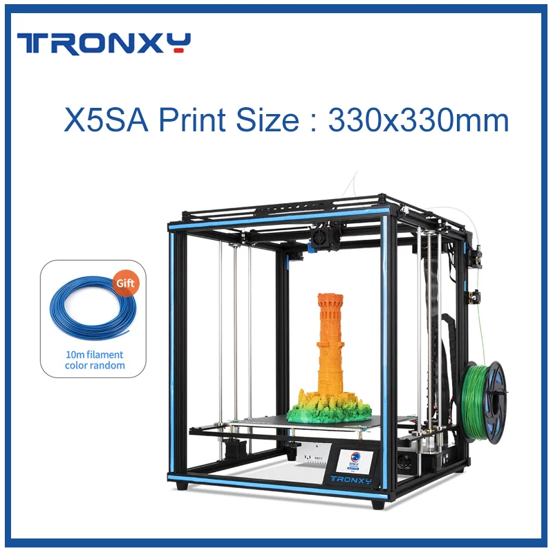 Bestellen TRONXY X5SA 24V 3D Drucker COREXY Struktur Mit Auto Nivellierung Filament Sensor Große Skala 3d Drucker Industrielle 3d Druck