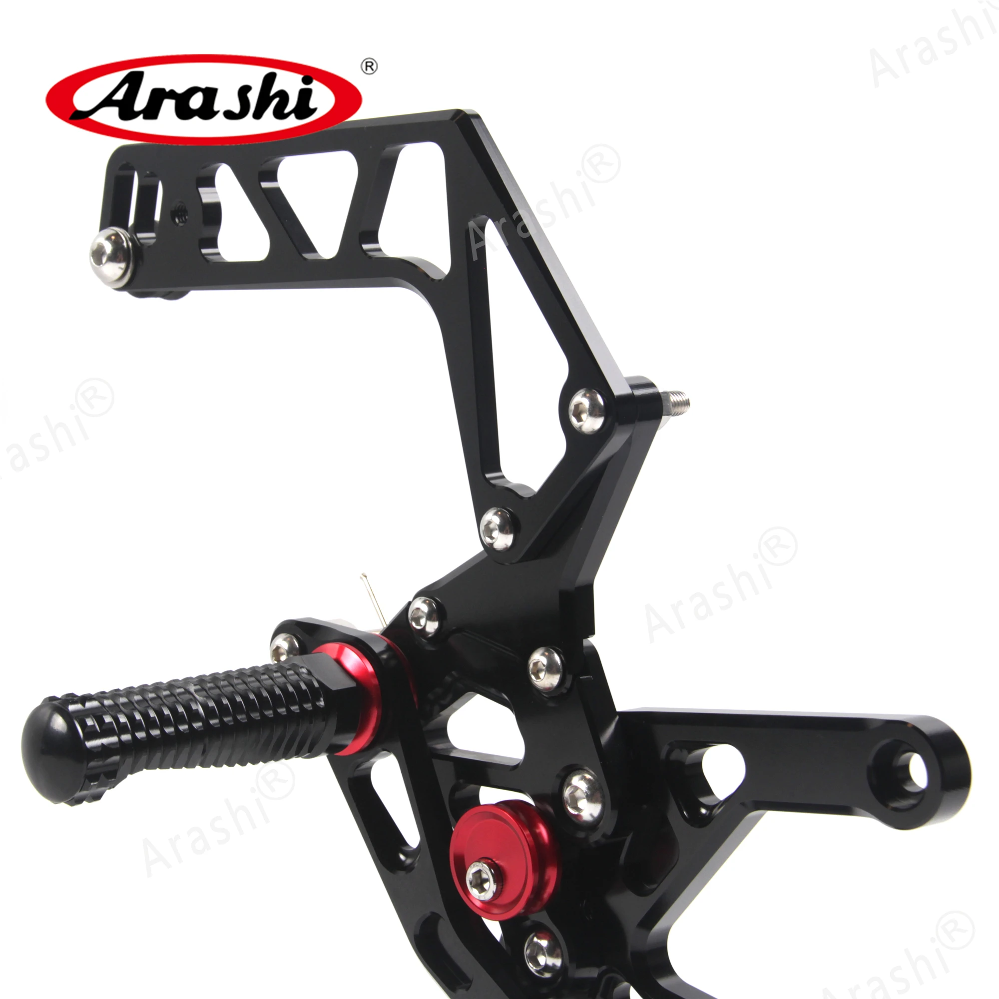 Arashi Регулируемая подставка для ног YAMAHA YZF R1 2015 - 2021 ЧПУ колышки наездник задние