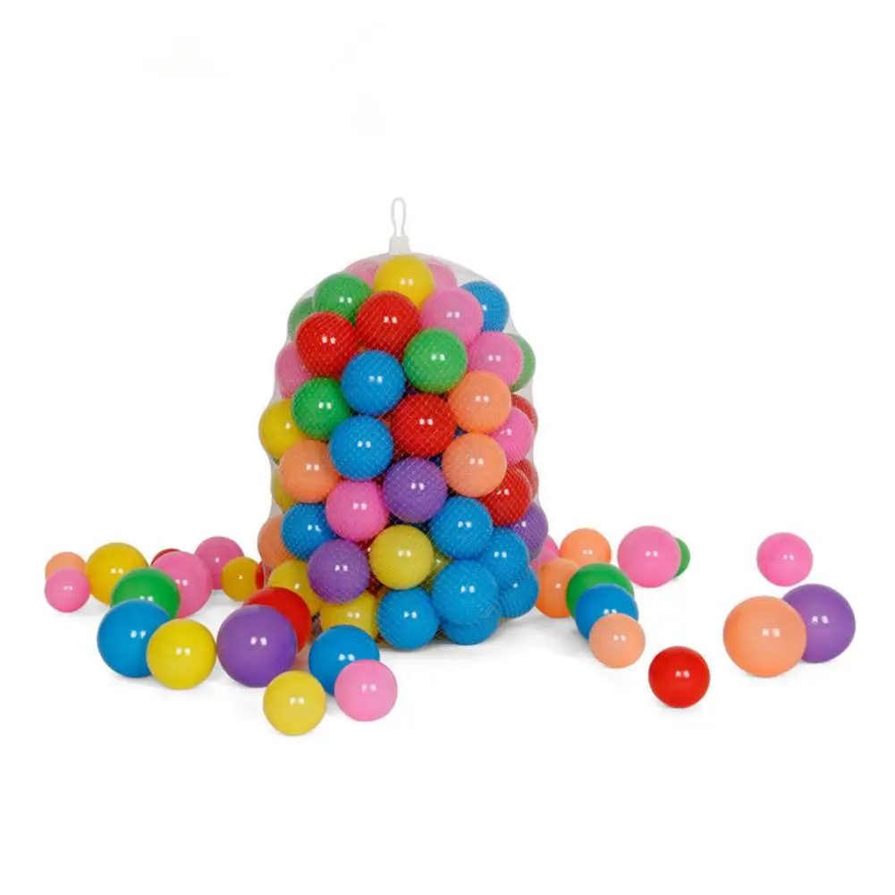 100 шт цветные пластиковые шарики для маленьких детей водный бассейн Океанский