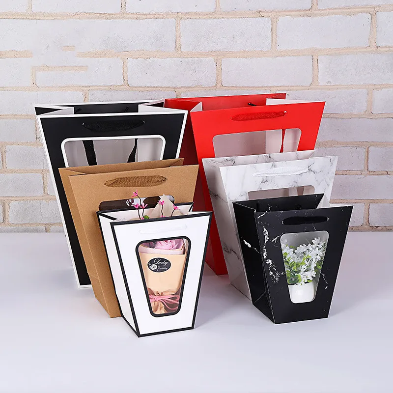 

Creative Ladder Shaped Gift Boxes Marbling style Candy Boxes Wedding Favors and Gifts Box Event Party Supplies Packaging Cases
