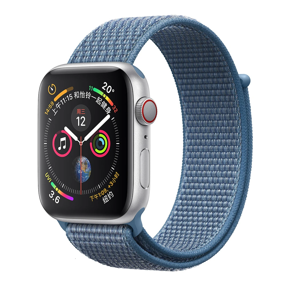 Cape Blue Нейлоновый ремешок для Apple Watch серии 5 42 мм iwatch 44 мм ремешок 38 мм 40 мм iwatch sreies 4 3 2 pulseira браслет ремешок для часов - Цвет ремешка: Cape Blue