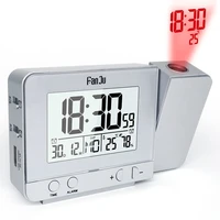 projection temperature alarm clock electronic watch desk digital moment bedroom decoration table and accessory smart hour led