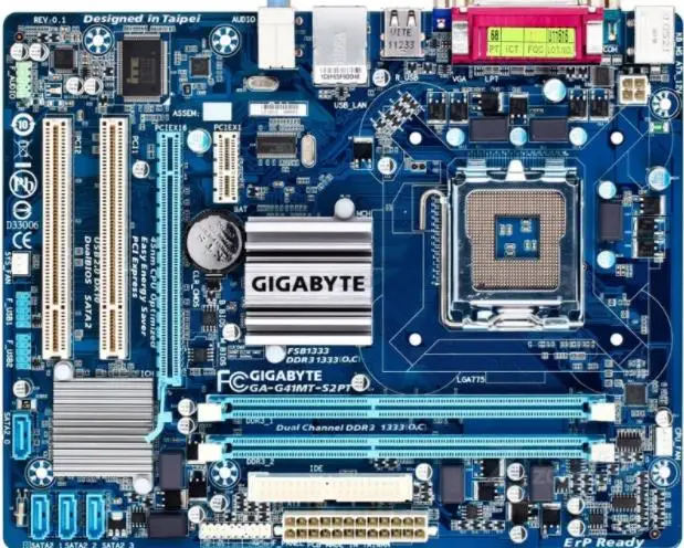 Оригинальная Материнская плата Gigabyte GA G41MT S2PT DDR3 LGA 775 G41 б/у материнская