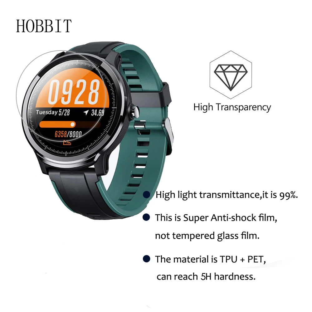 3 шт. нано Взрывозащищенная полноэкранная Защитная пленка для зонда KOSPET SN80 GPS