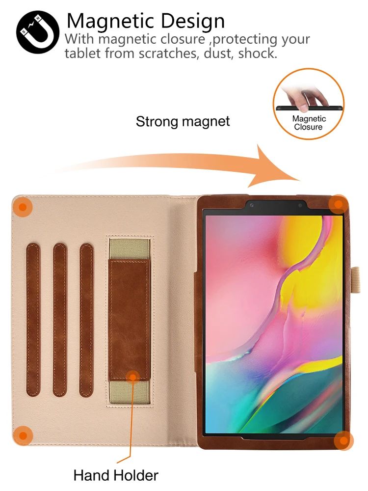 Чехол для планшета samsung galaxy tab A 8,0 SM-T295 T290 T297 чехол из искусственной кожи с подставкой для samsung galaxy tab A8.0 T295 T297