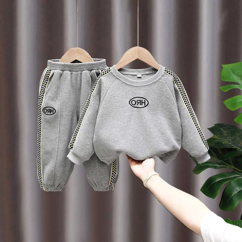 

2 шт., хлопковый спортивный костюм для мальчиков 4-6 лет