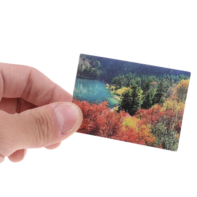 1/12 кукольный домик Смола миниатюрная винтажная рамка настенная живопись для