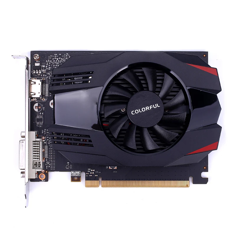 Цветная GeForce GTX1030 2G Nvidia GDDR5 GPU 2GB дешевая игровая карта E-s порт s видеокарта HDMI