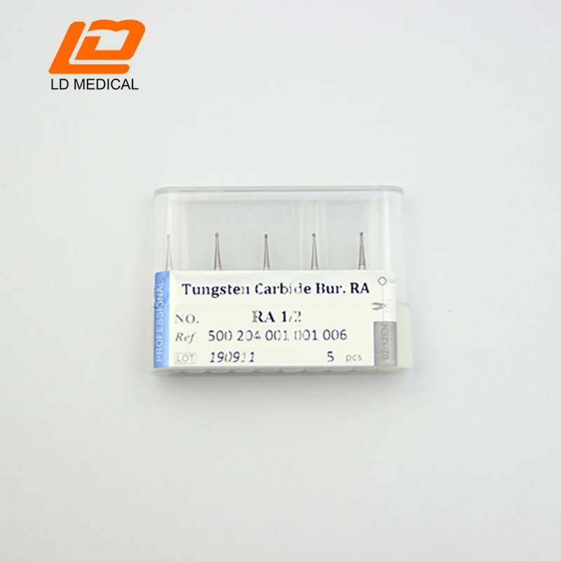 

5pcs/lot Dental Tungsten Carbide Burs RA 1/2（001 006) Low Spreed RA/CA Shank 22mmDentistry Grinding Tools / 0.83 Inch CE ISO