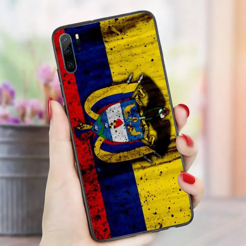 

Colombia Flag International flag Phone Case For Huawei honor Mate P 10 20 30 40 i 9 8 pro x Lite smart 2019 nova 5t