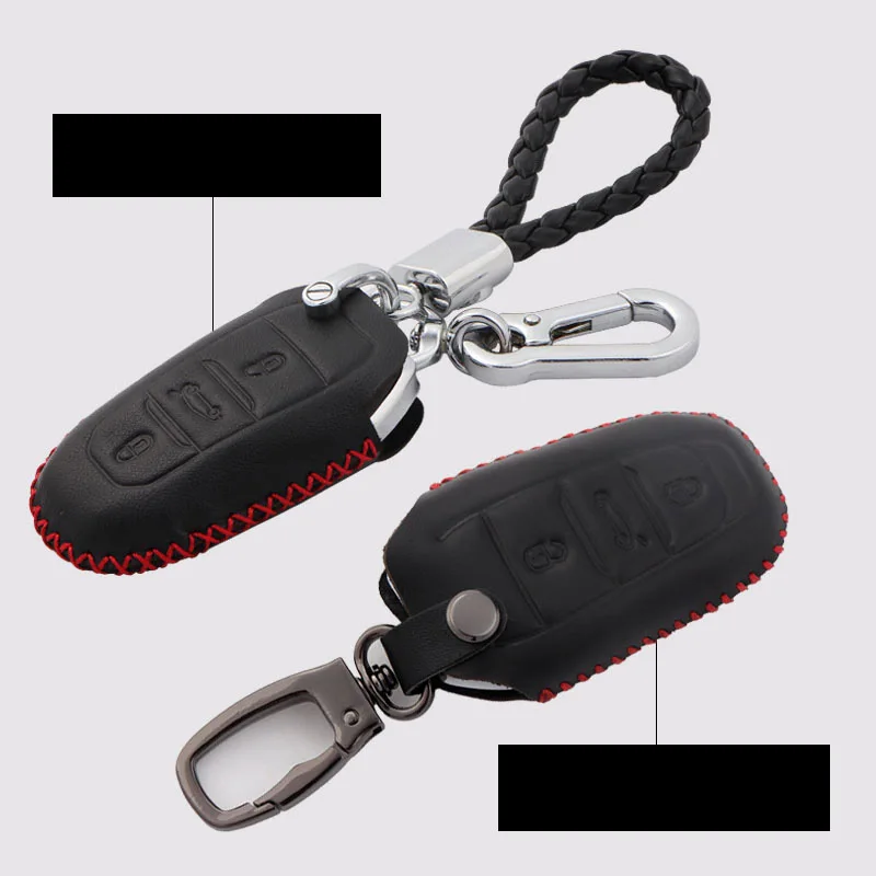 

Lsrtw2017 Leather Car Key Bag Case for Peugeot 3008 5008 2019 2020 Interior Accessories Styling Auto Mouldings