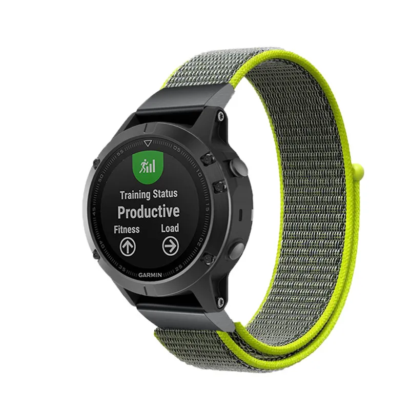 22 мм 26 мм быстросъемный нейлоновый ремешок на липучке для Garmin Fenix 3/Fenix 3 HR/Fenix 5 5X forerunner935/945 ремешок для наручных часов