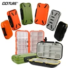 Goture коробка для рыболовных снастей, водонепроницаемые двухсторонние крючки для приманки, коробки для хранения, аксессуары для ловли карпа, нахлыстом, размер S M L