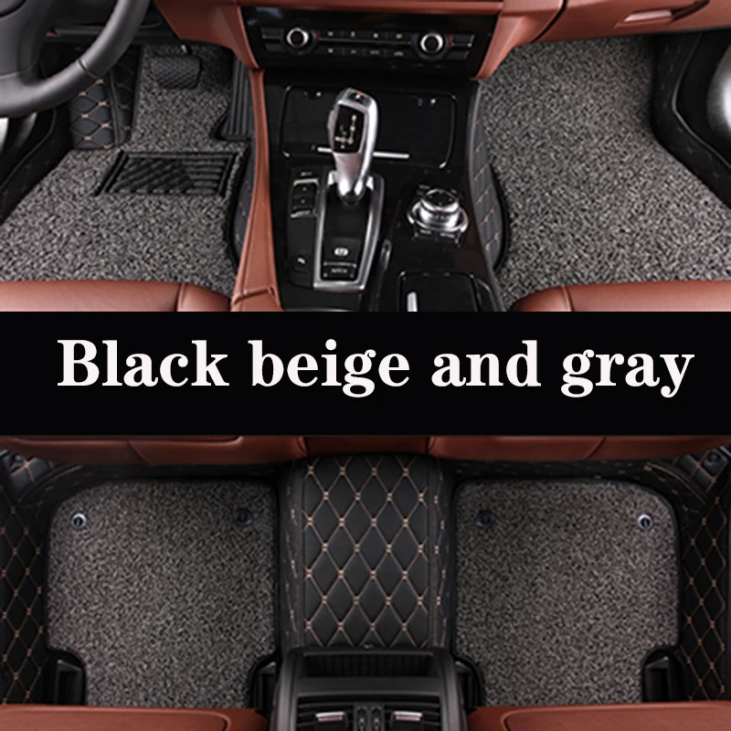 

Double Layer Car Floor Mats for HONDA Accord City CRZ Elysion Pilot Civic Sport Touring CRV Fit Jade Car Accessories