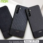 Чехол Mofi для Samsung Note 10 pro, чехол для Samsung Note 10 +, тканевая задняя крышка для костюма, чехол для Samsung Galaxy Note 10 plus
