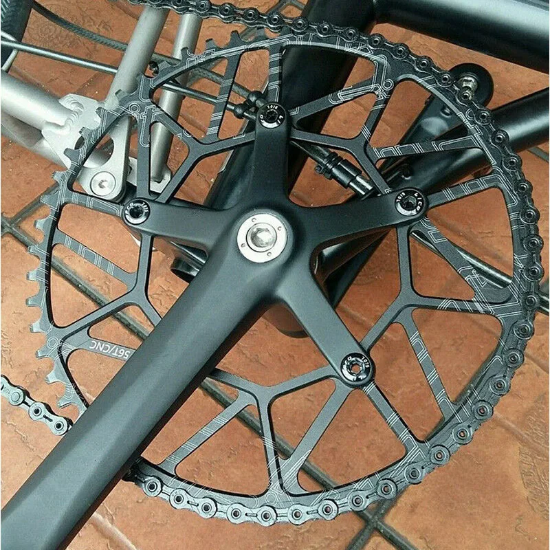 Узкая широкая Звездочка LITEPRO 130BCD односкоростная для велосипеда складной