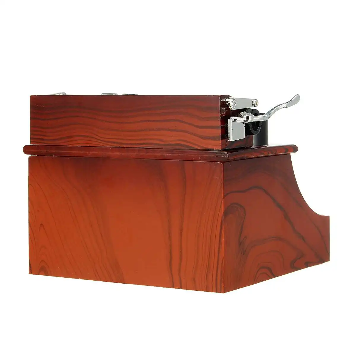 Retro Typewriter Classic Rotating Music Box Sewing Machine Phonograph Jewelry Music Box