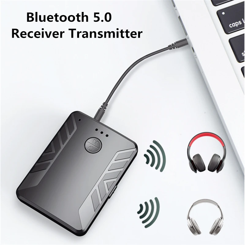 2 в 1 мини-приемник передатчик Bluetooth 5 0 стерео музыка аудио беспроводной адаптер 3