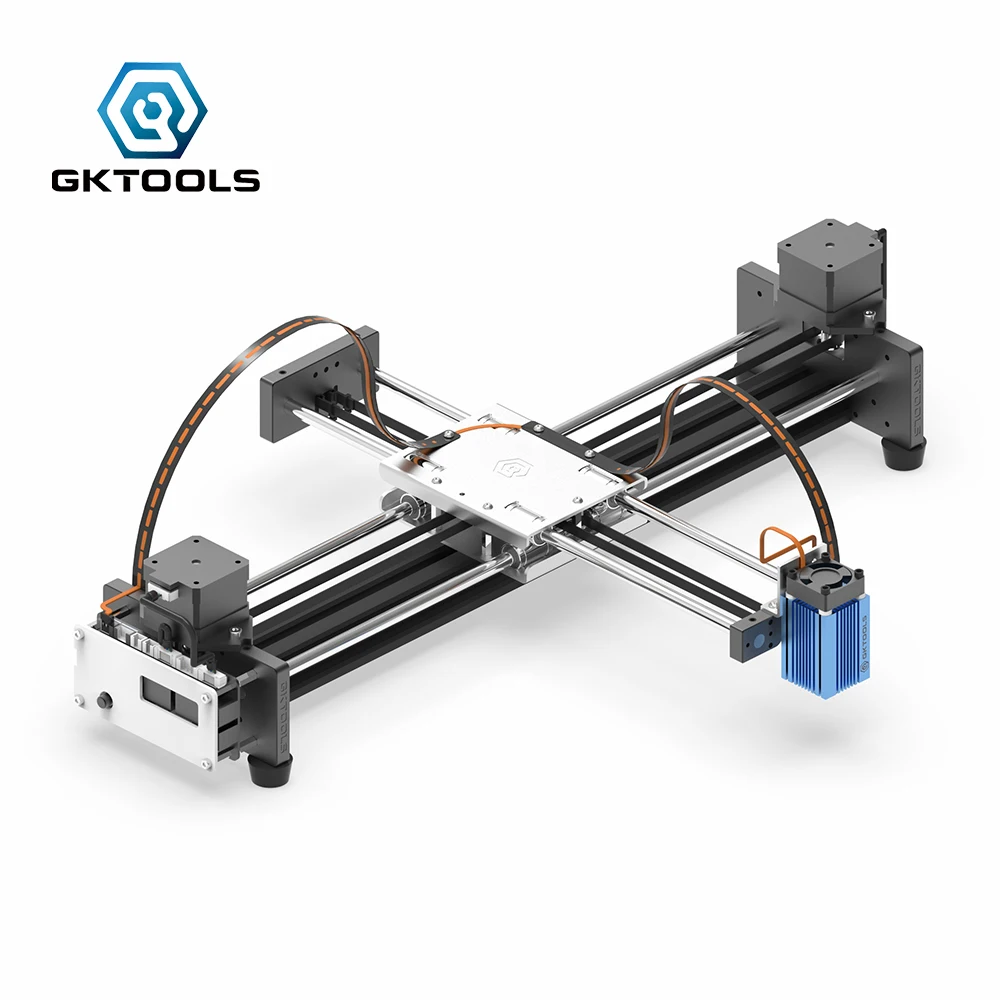 GKDraw X3 Pro 2 в 1 координатный плоттер для рисования 5500 МВт гравировальный станок с ЧПУ комплект деревообрабатывающий фрезерный станок 2500 мвт 500 МВт надпись робот лазерная гравировка