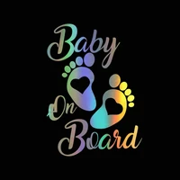 lovely car sticker kk vinyl 3d baby on board decals on car reflective motorcycle styling 13cm18cm