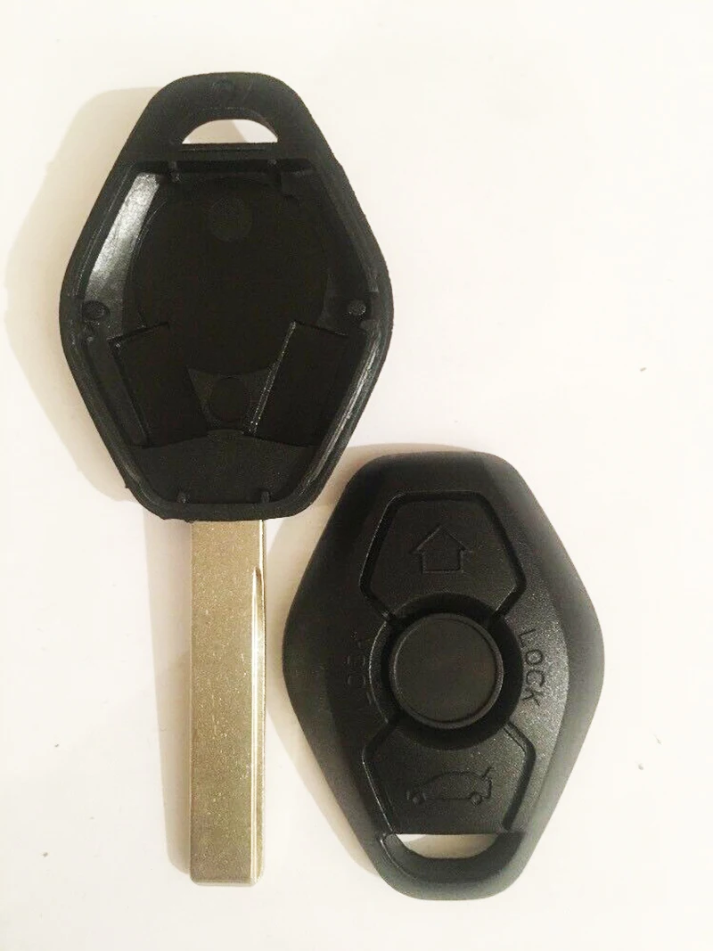 Чехол для ключа автомобиля 3 кнопки дистанционного оболочки BMW E38 E39 E46 системы