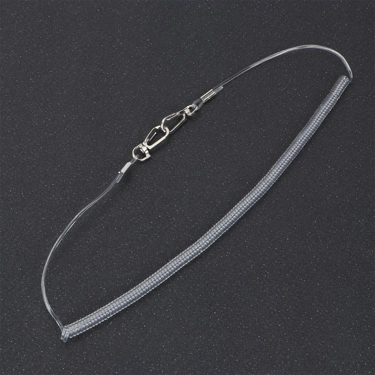5 шт. выдвижной шнурок для рыбалки эластичные стальные веревки кольца ключей