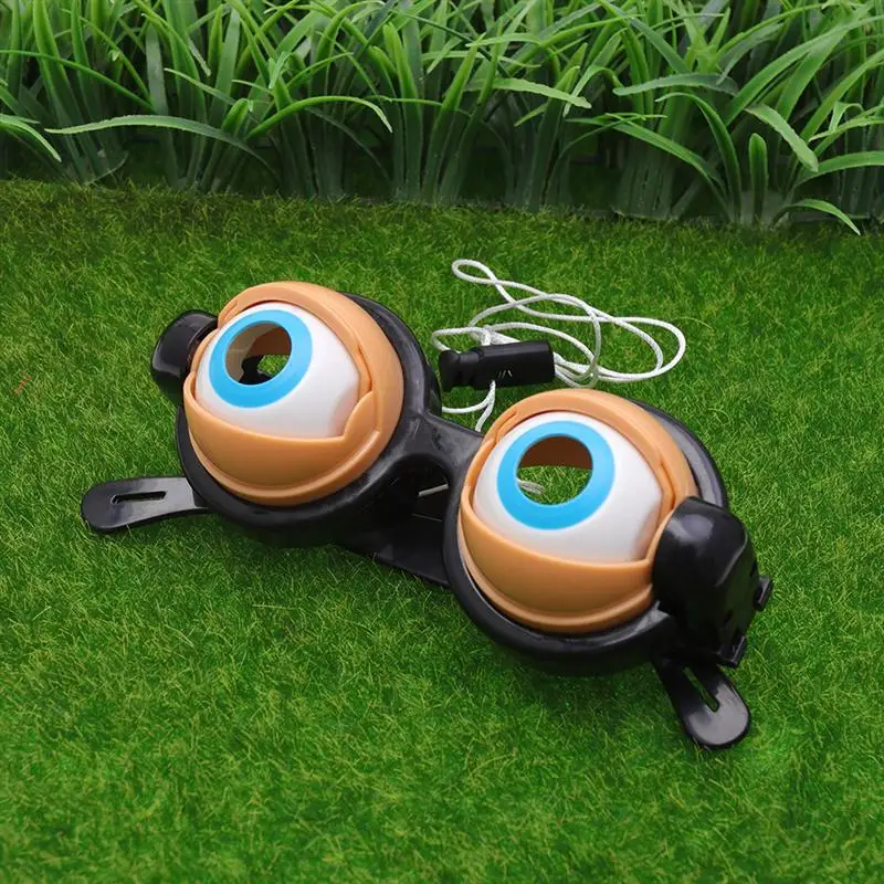 2 шт Вечерние забавные шалости очки Crazy Eyes игрушки для подарка на день рождения пластиковые новые очки игрушки новое поступление