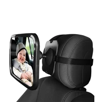 safty baby car mirror adjustable car back seat rearview facing headrest mount child kids infant baby safety monitor accessories