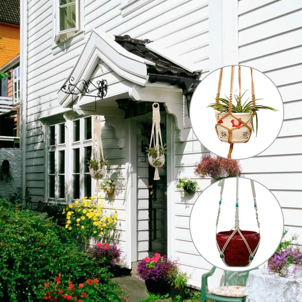 Веревка ручной работы держатель для растений веревка цветов/горшков плетеная