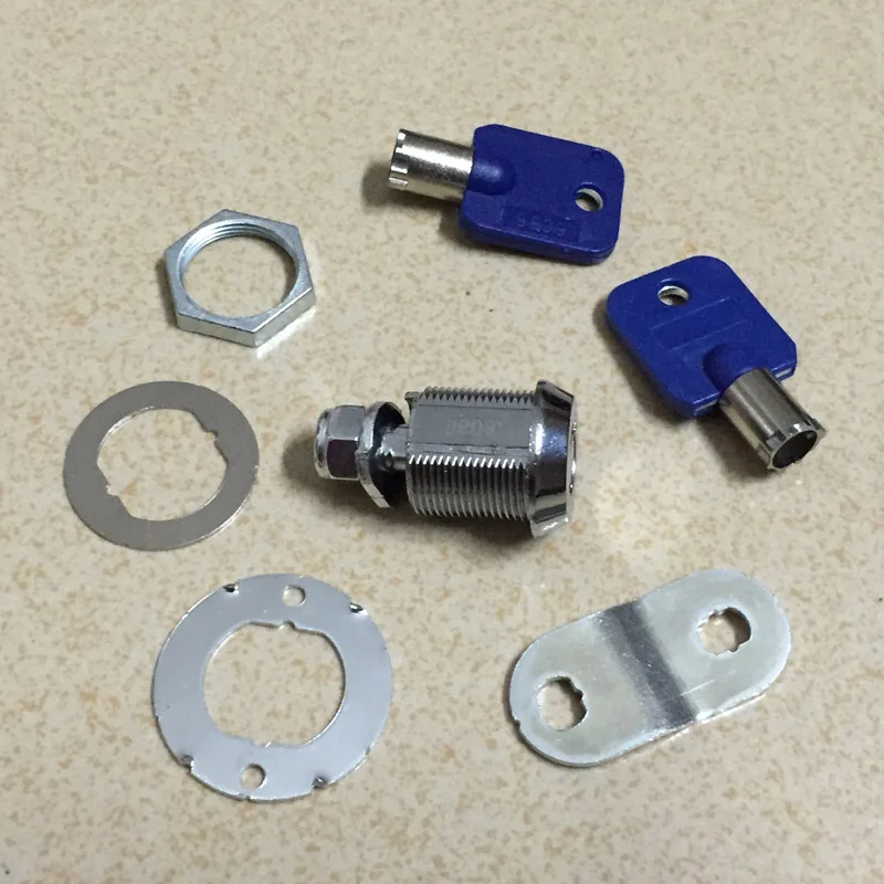 5 шт. цилиндрический замок с 2 ключами 19 мм|lock glass door|locks for doorlock screen door |