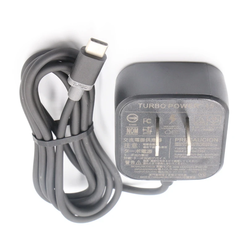 Electermi Оригинальное быстрое зарядное устройство Turbo power usb type C Micro V8 USB QC2.0 зарядное устройство для Motorola Z G4 G5 G6PLUS XT1789 зарядное устройство