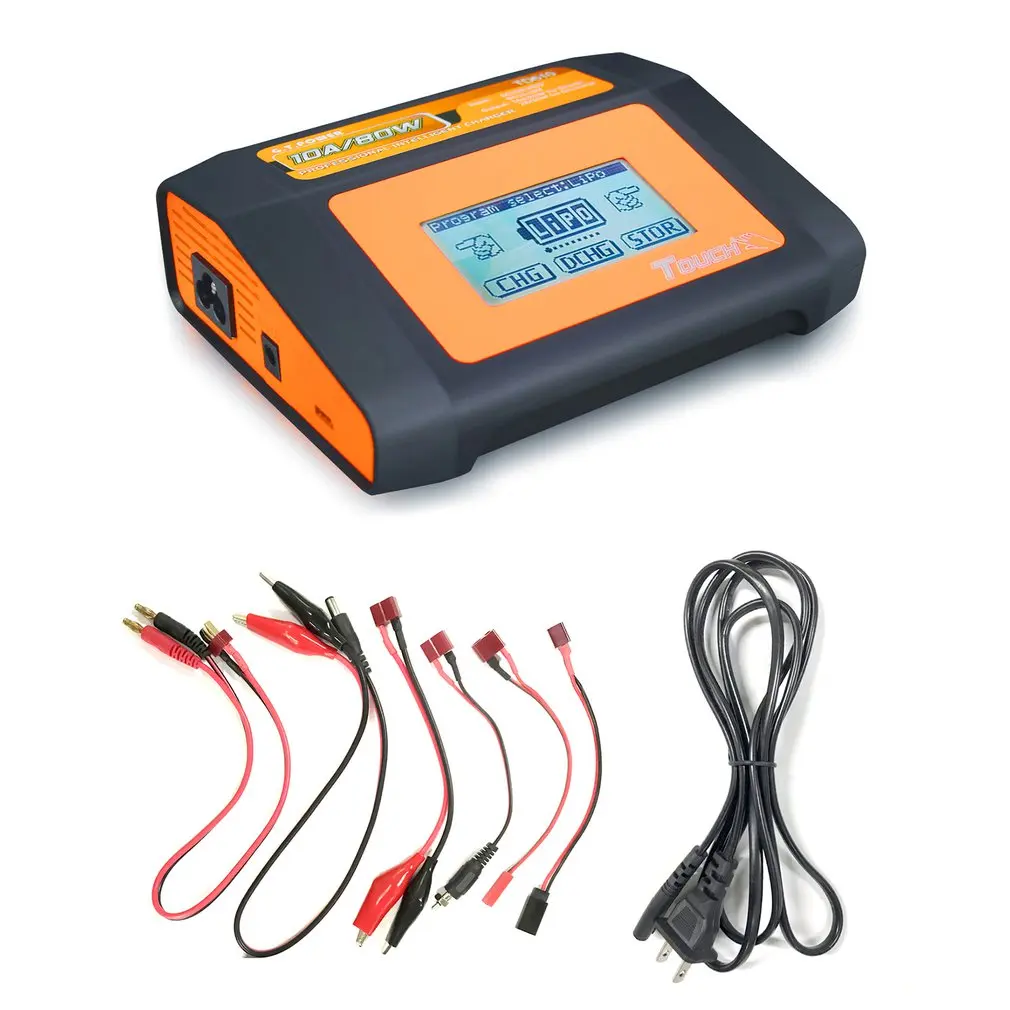 

G.T. Зарядное устройство TD610 с сенсорным экраном, 100-240 в перем. Тока, 80 Вт