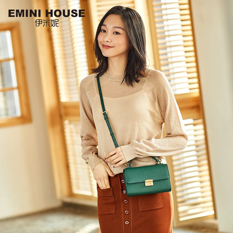 EMINI HOUSE Padlock сумки через плечо для женщин сумки-мессенджеры роскошные кожаные сумки женские сумки дизайнерские сумки и сумки