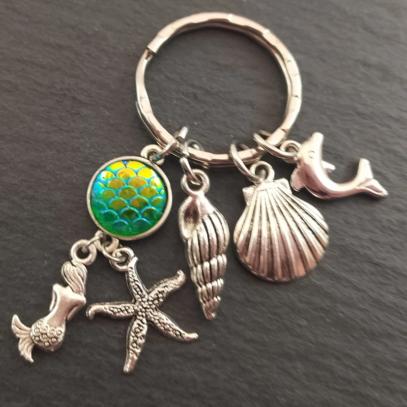 Брелок лошадь с чешуей русалки брелок лодочка ракушка женский брелок|Брелоки| |