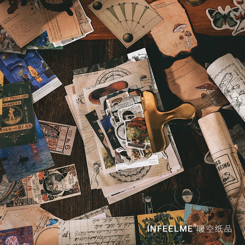 

Retro Clip Art Stuttering Series Retro Art Handbook DIY Material Stickers