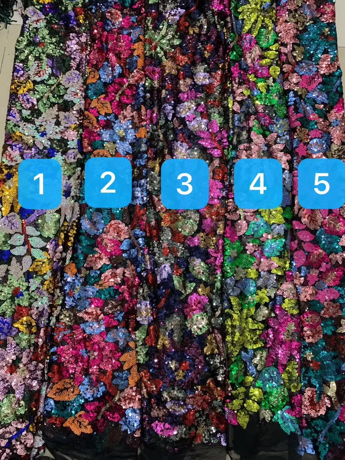 Кружевная ткань с сеткой и блестками в Африканском французском стиле кокосовой