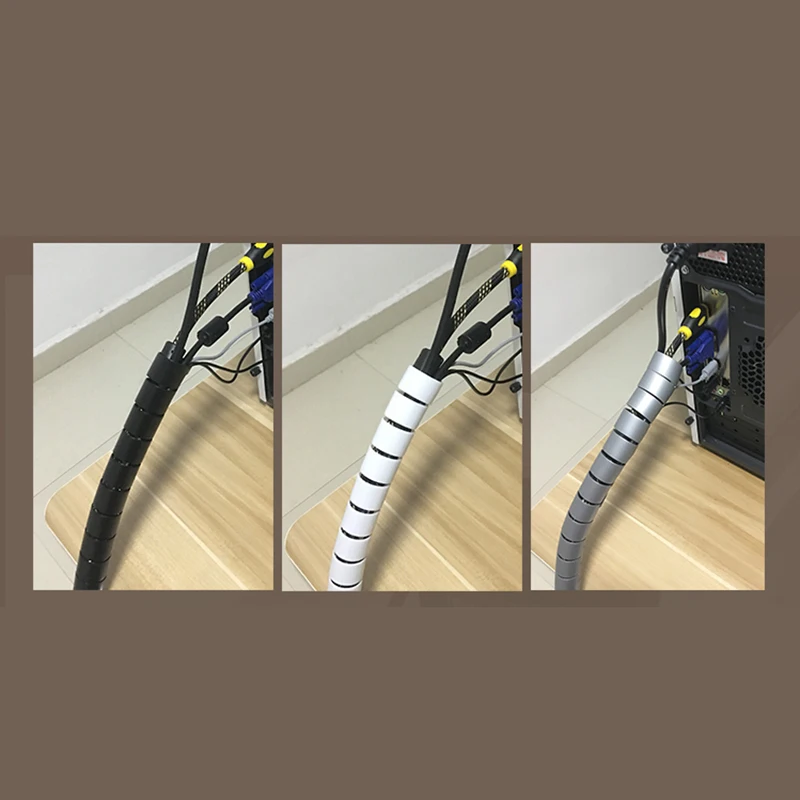 5 м Кабельный Держатель для обертки органайзер хранения проволоки зажим