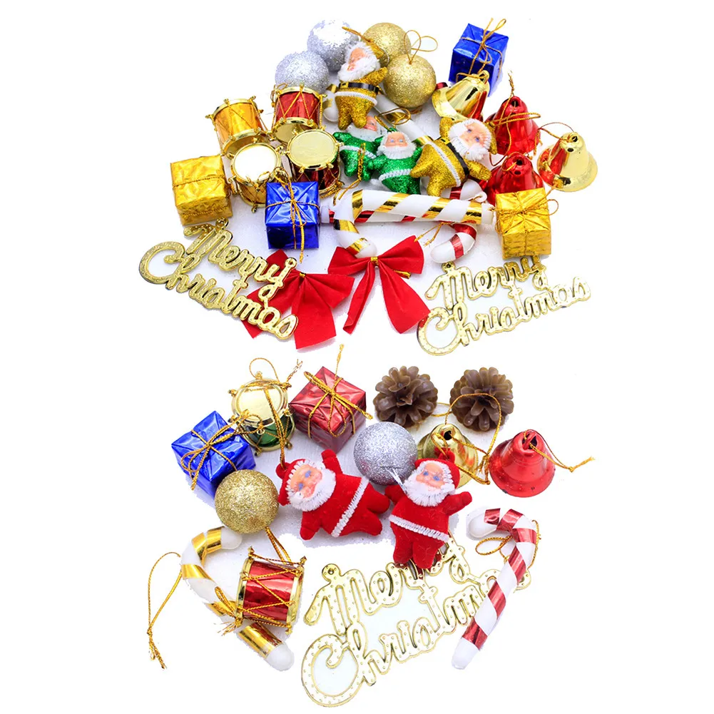 

Christmas Tree Mini Candy Cane Bell Gift Hang Holiday Party Ornament DIY Decor Christmas Home Decoration Kids Gift Home Pendant