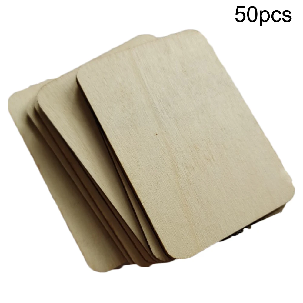 50/набор фанерных листов для поделок деревянная доска творчества домашняя
