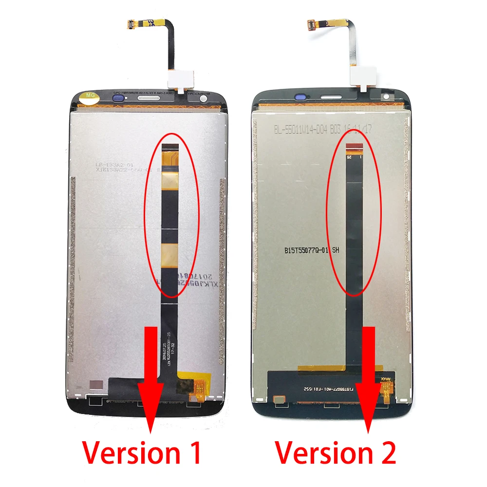 1280*720 FHD Черный 5 ''Для Doogee T6 ЖК дисплей + сенсорный экран дигитайзер сборка