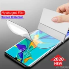 Гидрогелевая пленка для сотового телефона Huawei Y6 2019 Y5 Pro, Защитная пленка для экрана Huawei Y9 Y7 Prime 2019, двойная защита, не стекло