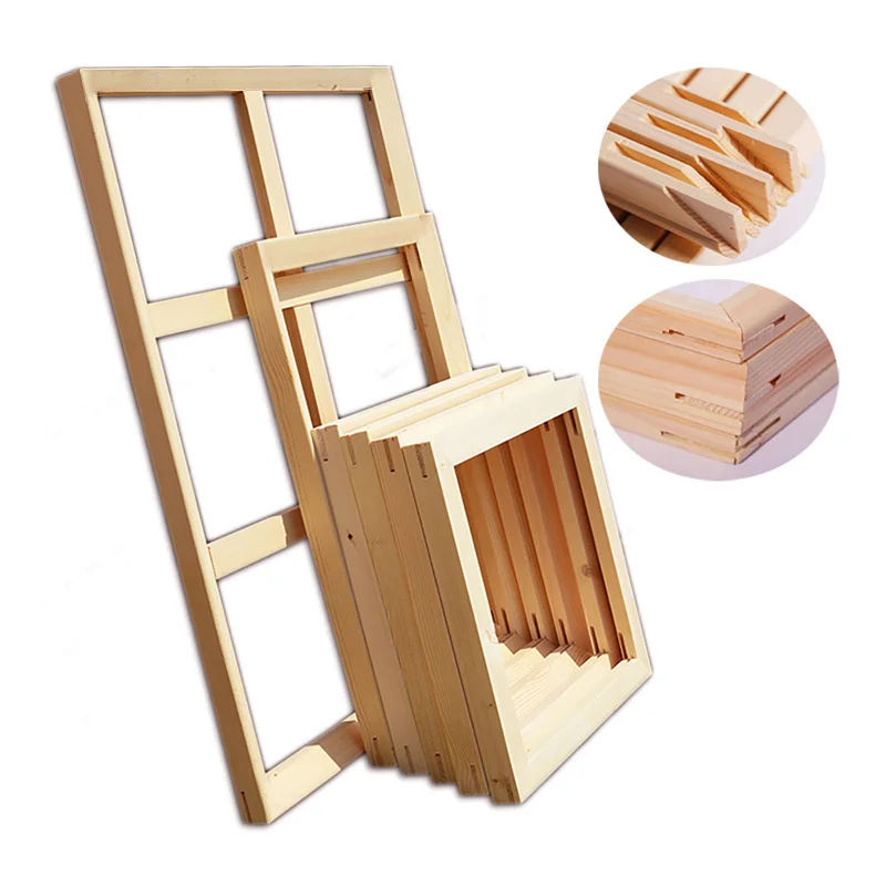 

Practical Blank Wooden Frame for Canvas Oil Painting Inner Frame Nature DIY Art Frame Picture Home Decor