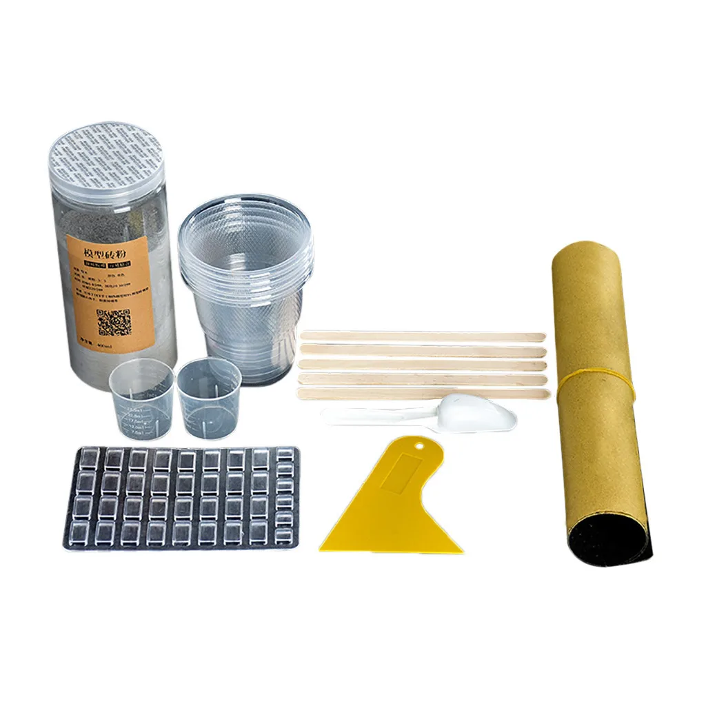 Миниатюрный строительный песочный стол моделирование кирпичная модель