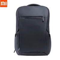 Оригинальный деловой дорожный рюкзак Xiaomi Mi, 2 водонепроницаемых открытых сумки с большой вместимостью 26 л для 15,6 дюйма, умная сумка для ноут...