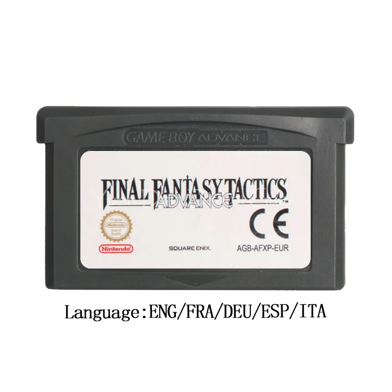 Для Nintendo GBA видеоигры картридж Консоли Карты Final Fantasy Tactics Advance (версия ЕС)|Запасные