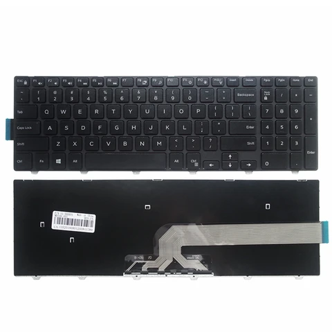 Новая клавиатура для ноутбука DELL Inspiron 15 5547 5541 7748 P51F P39F P57F 3548 3000 3576 3559 3565 3567 3568 3593 5576 5577 5551