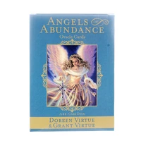 44 pcs oracle tarot cards angels of abundance card board deck games palying cards for party game
