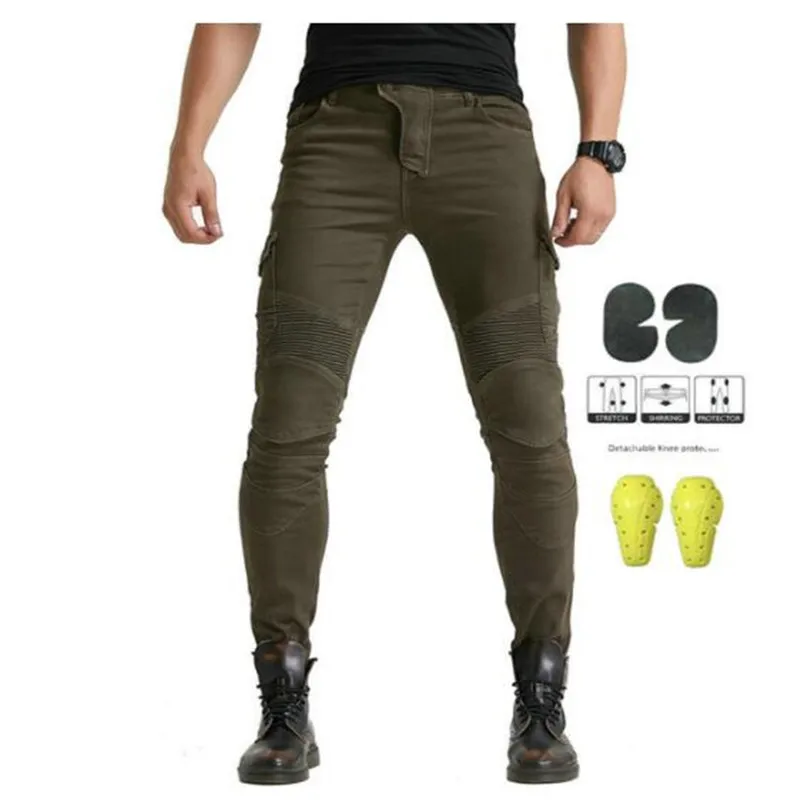 

Motorcycle Pants Moto Protection Motocross Jeans Rodilleras Moto Jeans Men Motorcycle Motocross Pants Four Seasons Breathable
