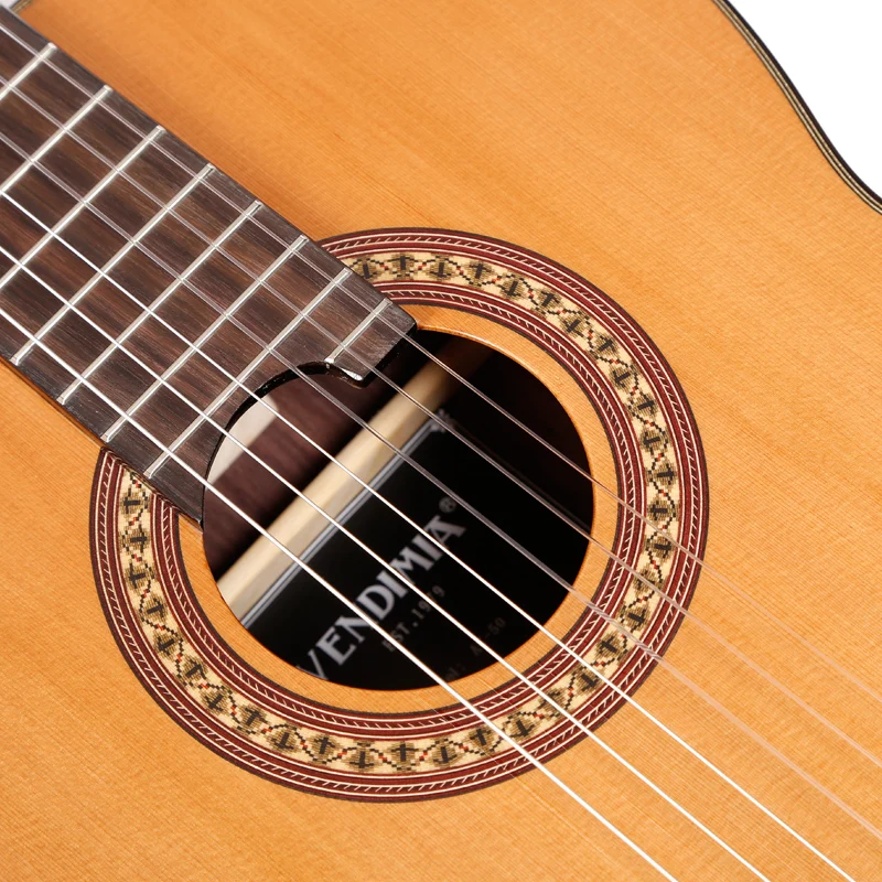 Профессиональная Акустическая классическая гитара ручной работы 39 дюймов с